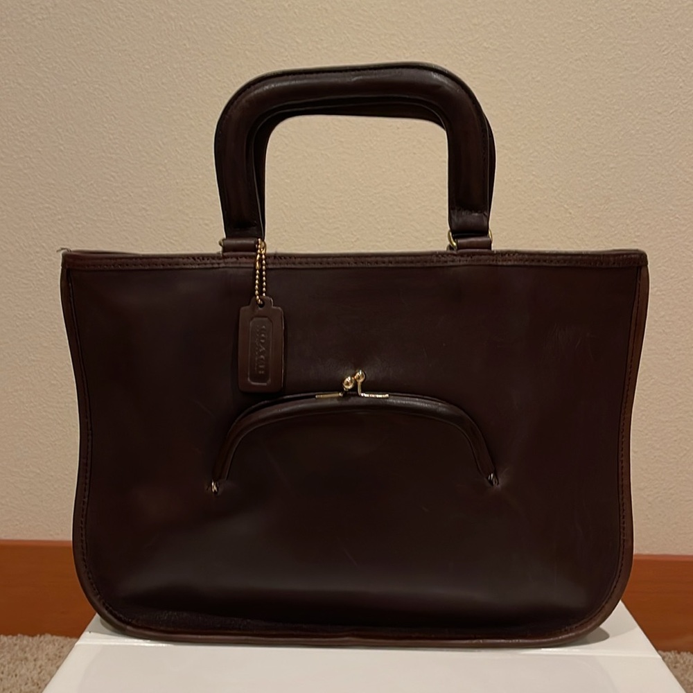Vintage Coach Bonnie Cashin Satchel Bag. Dark Brown. Excellent condition.